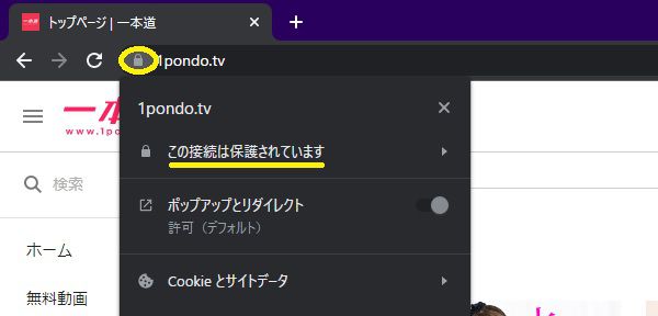 ��{���̃g�b�v�y�[�W��SSL������Ă���